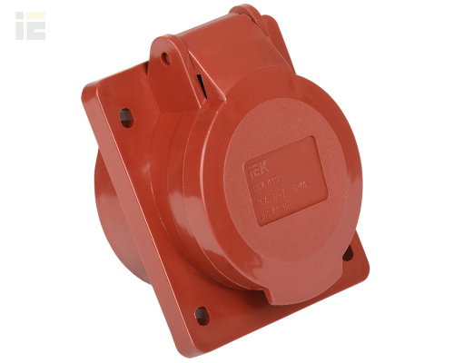 PSR42-016-5 | Розетка встраиваемая ССИ-415 3Р+Е+N 16А 380-415В IP44 | IEK
