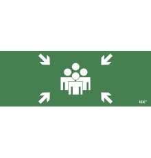 Этикетка самоклеящаяся 350х130мм Место сбора