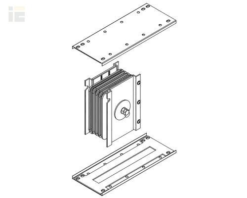 LB-1600A4-35-F-J | LINEBAR Блок соединительный 1600А Al 3L+N+PER IP55 | IEK