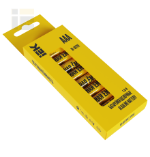 Батарейка щелочная Alkaline LR03/AAA (10шт/бокс) IEK