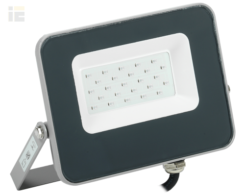 LPDO7B-01-20-K03 | Прожектор светодиодный СДО 07-20B blue IP65 серый | IEK