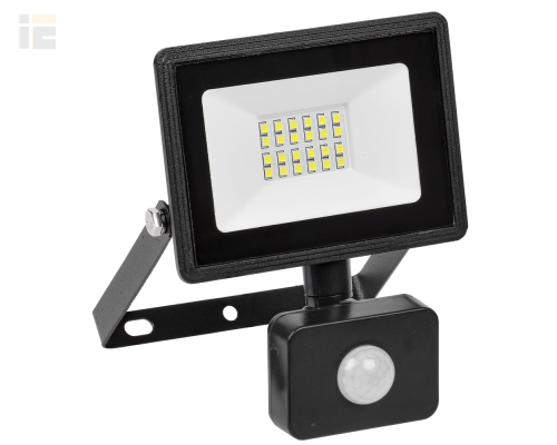 LPDO602-30-65-K02 | Прожектор СДО 06-30Д светодиодный черный с ДД IP54 6500K | IEK