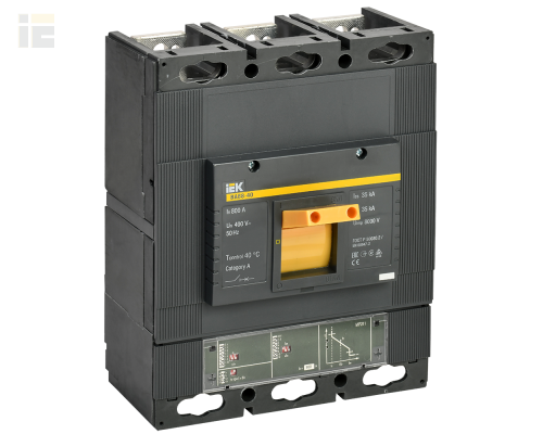 SVA51-3-0800 | Выключатель автоматический ВА88-40 3Р 800А 35кА с электронным расцепителем MP 211 | IEK