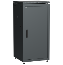 ITK LINEA N Шкаф сетевой 19 18U 600х600мм металлическая передняя дверь черный