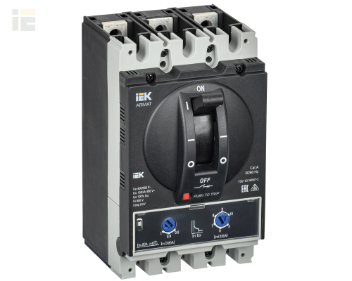 AR-MCCB-3A-150-0080A-ATUC | ARMAT Автоматический выключатель в литом корпусе 3P типоразмер A 150кА 80А расцепитель термомагнитный регулируемый | IEK