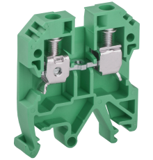 Клемма винтовая КВИ-6мм2 зеленая IEK