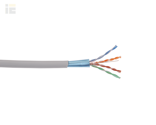 BC1-C5E04-311 | ITK Каб. в.п. ШПД F/UTP кат. 5E 4 пары PVC 305м сер |