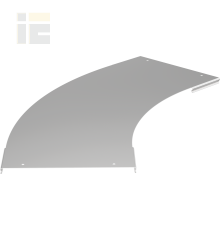 Крышка поворота лестничного LESTA 45град основание 200мм R600 IEK