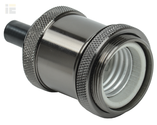 EPA10-04-02-K02 | Патрон подвесной Пал27-04-К01 E27 RETRO черный | IEK