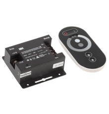 Контроллер с ПДУ радио MONO 3 канала 12В 6А 216Вт черный IEK