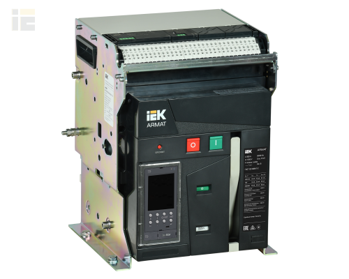 AR-ACB-3FA-055-0800A-TDCF | ARMAT Воздушный автоматический выключатель стационарного исполнения 3P типоразмер A 55кА 800А расцепитель TD с комплектом аксессуаров 220В: мотор привод независимый расцепитель катушка отключения | IEK