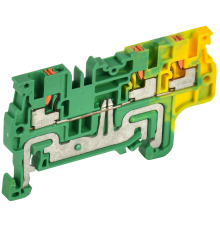 Колодка клеммная CP-MC-PEN заземляющая 3 вывода 1,5мм2 желто-зеленая IEK