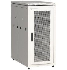 ITK LINEA N Шкаф напольный сетевой 19 24U 800х1000мм перфорированная передняя дверь задняя перфорированная серый