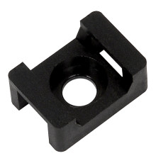 Площадка ПМ 22х16х5мм под винт черная (100шт) IEK
