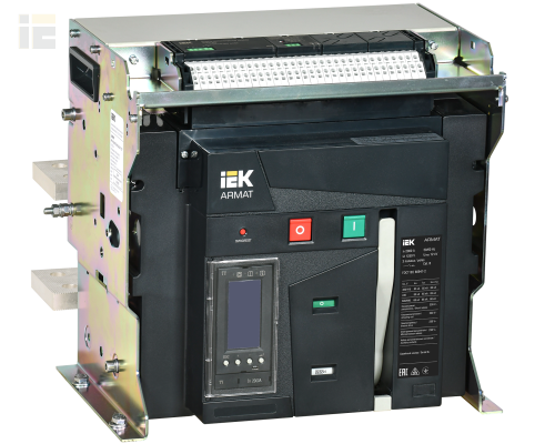 AR-ACB-3FE-085-2000A-TYCF | ARMAT Воздушный автоматический выключатель стационарного исполнения 3P типоразмер E 85кА 2000А расцепитель TY с комплектом аксессуаров 220В: мотор привод независимый расцепитель катушка отключения | IEK