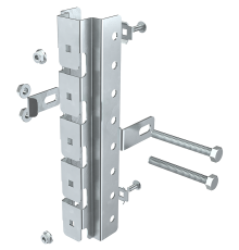 Крепление к сетке винтовое для одной консоли HDZ IEK