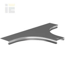 ESCA Крышка отвода Т-образного плавного тип Г01 80мм IEK