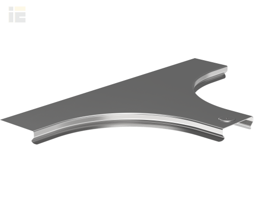COT01D-0-080-08 | ESCA Крышка отвода Т-образного плавного тип Г01 80мм | IEK