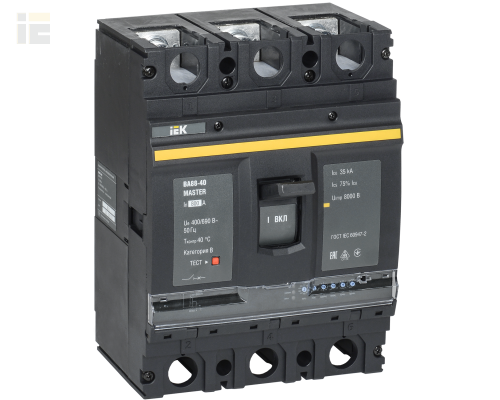 SVA51-3-0800-02 | Выключатель автоматический ВА88-40 3Р 800А 35кА MASTER с электронным расцепителем | IEK
