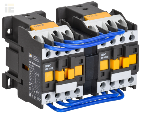 KKM13-009-400-20-1 | Контактор КМИ-10930 реверс 9А 400В/АС3 2НО | IEK