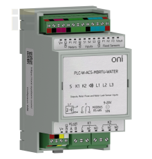 ПЛК W. Модуль учета водопотребления и контроля протечек Modbus RTU ONI