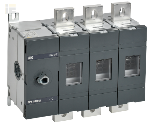 KA-VR10-3-1000 | KARAT Выключатель-разъединитель ВРК без рукоятки управления 3P 1000А | IEK