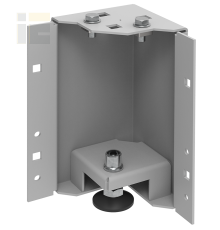 ITK by ZPAS Уголок цоколя h=200мм регулируемый по высоте серый (4шт/компл)