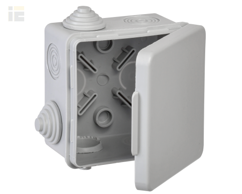 UKO31-080-080-050-K03-54G | Коробка расп. КМ 80х80х50мм о/к IP54 4 вв. (7035) | GENERICA