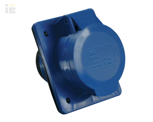 PSR41-032-3 | Розетка встраиваемая ССИ-423 2Р+Е 32А 200-250В IP44 | IEK