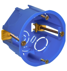 Коробка установочная СЗ для полых стен D=68х45мм (пластиковые лапки) GENERICA