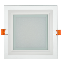 LIGHTING Светильник светодиодный ДВО 1624 со стеклом квадрат 12Вт 4000К IP20 IEK