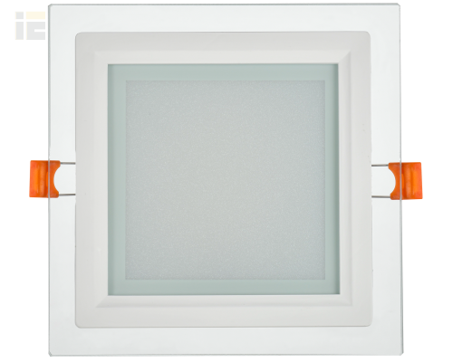 LIGHTING Светильник светодиодный ДВО 1624 со стеклом квадрат 12Вт 4000К IP20 IEK