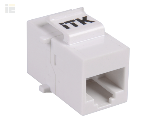 CS7-1C5EU | ITK Проходной адаптер кат.5E UTP, RJ45-RJ45, тип Keystone Jack |