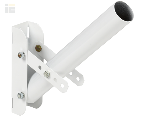 LDKU0D-CR-48-0350-23-K01 | Кронштейн КР-2М D=48мм L=350мм под монтажную ленту регулируемый угол белый | IEK