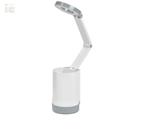 LDNL3-2012-1-VV-5-K01 | LIGHTING Светильник светодиодный настольный 2012 5Вт пантограф с карманом белый | IEK