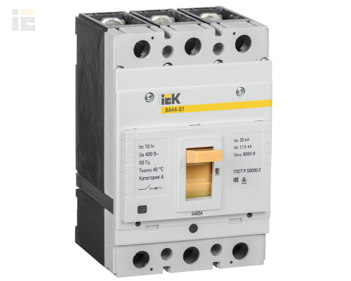 SVA4410-3-0400-35 | Выключатель автоматический ВА44-37 3Р 400А 35кА | IEK