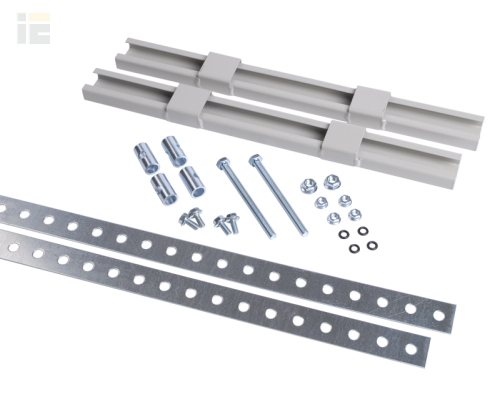 YKK-0-125 | Комплект крепления металлокорпуса к столбу монтажной полосой | IEK