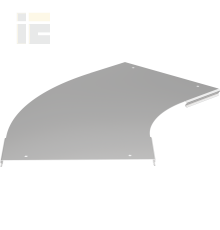 Крышка поворота лестничного LESTA 45град основание 200мм R300 IEK