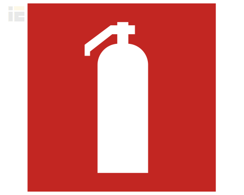 LPC10-1-15-15-OGNT | Этикетка самоклеящаяся 150х150мм Огнетушитель | IEK