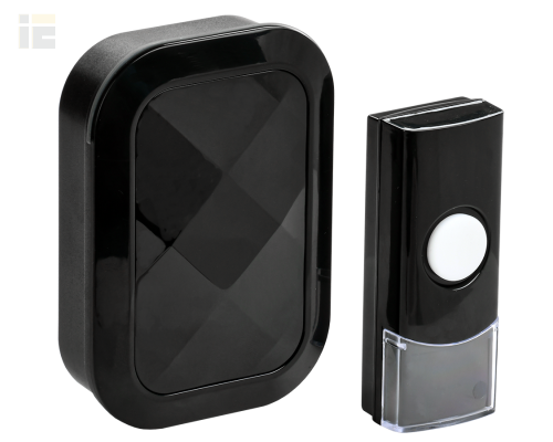 EZD21-03-AAA-K02 | Звонок беспроводной ДЗБ3-36М (36 мелодий) черный | IEK