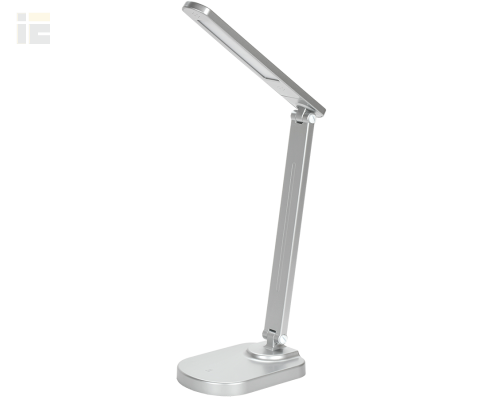 LDNL0-2028-1-UV-05-K27 | LIGHTING Светильник светодиодный настольный 2028 5Вт на подставке USB-выход диммер серебро | IEK
