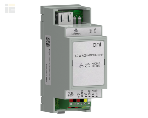 ПЛК W. Преобразователь интерфейсов Modbus RTU в Ethernet ONI