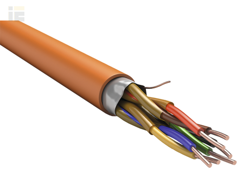 RC1-RS485-02-F-7307 | ITK Кабель RS-485 2х2х1,13 нг(А)-FRLS оранжевый (200м) |