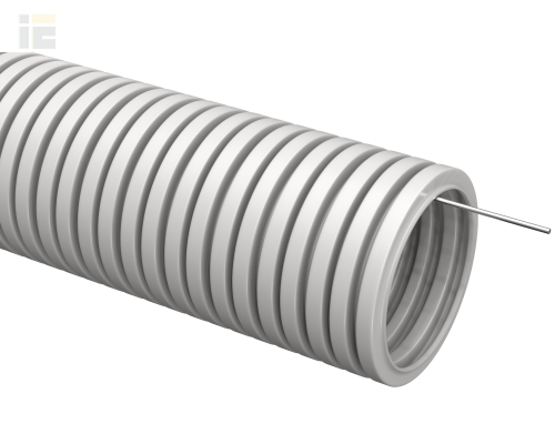 CTG20-25-K41-010I | ELASTA Труба гофрированная ПВХ d=25мм с зондом (10м) | IEK