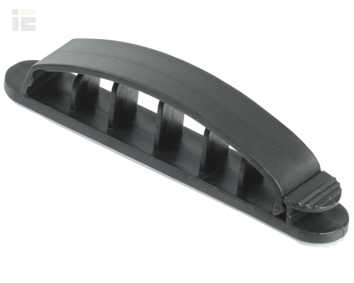 UHP41-5-K02 | Клипса самоклеящаяся КС-5 черная (12шт)IEK | IEK