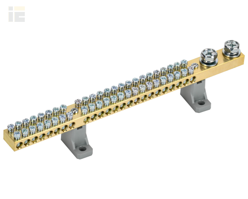 YNN30-48-C2-K03 | Шина N ноль на двух угловых изоляторах 200А ШНИ-10х18-48-L2-С | IEK