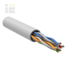 ITK Витая пара U/UTP кат.6 4х2х23AWG solid LSZH нг(А)-LSLTx белый (305м)