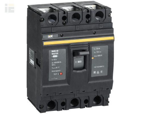 SVA50-3-0400-02 | Выключатель автоматический ВА88-40 3Р 400А 35кА MASTER | IEK