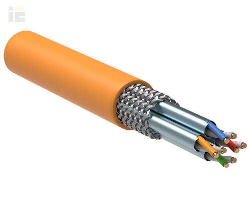 LC1-C704-627 | ITK Витая пара S/FTP кат.7 4х2х23AWG LSZH оранжевый (305м) |