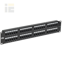 ITK 2U патч-панель кат.5E UTP 48 портов (Dual)